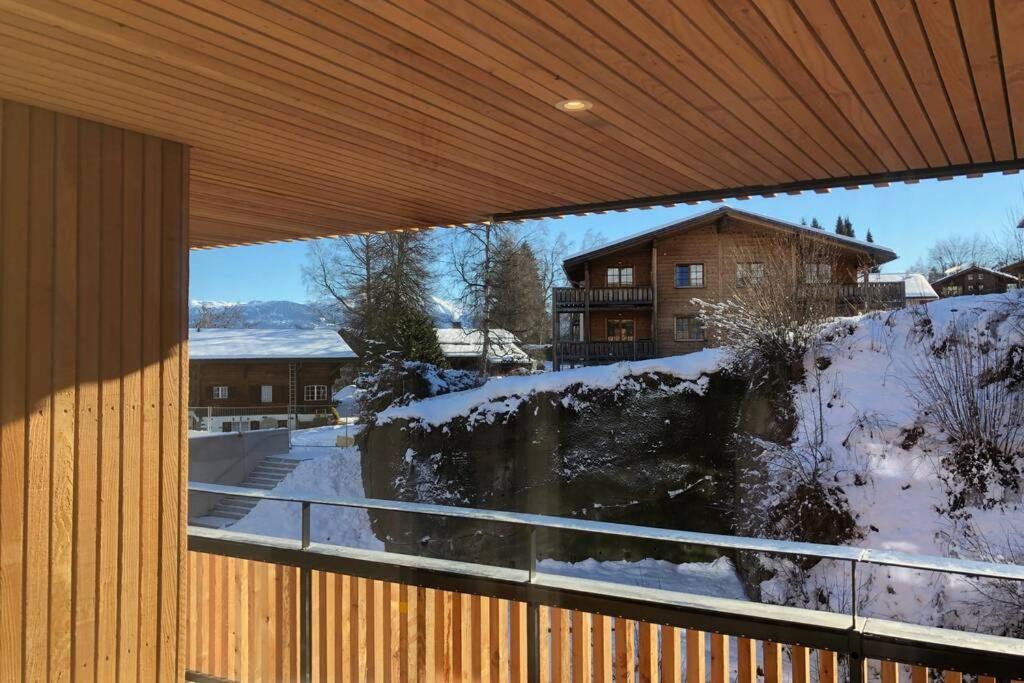 Beautiful Sunny New 1 Bed Apt Flims Exteriör bild