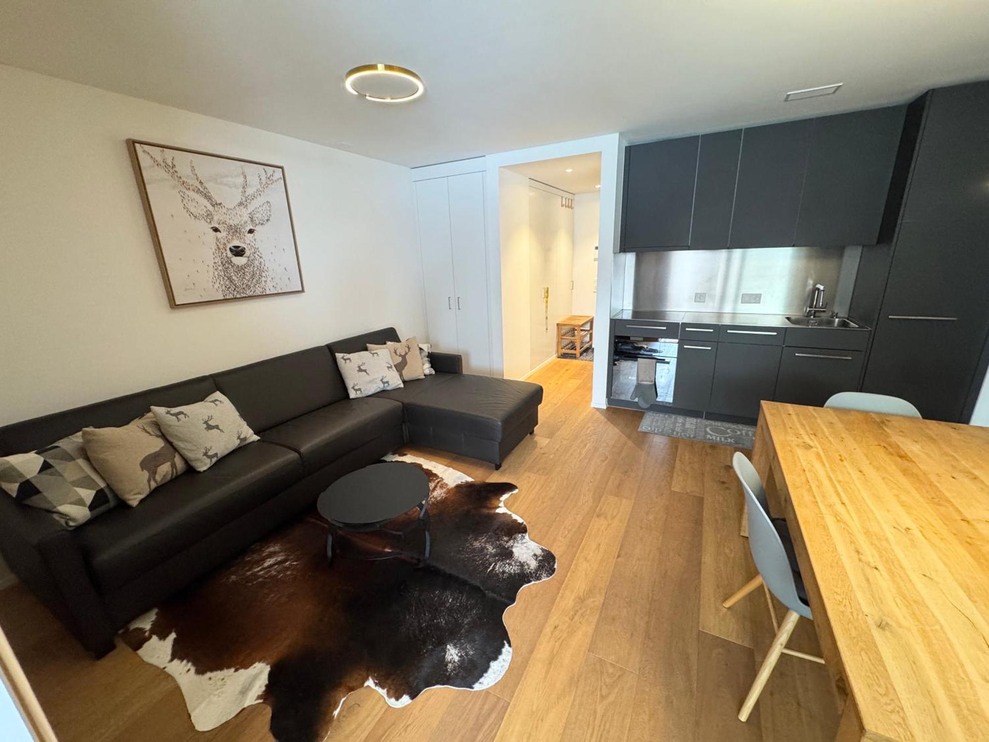 Beautiful Sunny New 1 Bed Apt Flims Exteriör bild