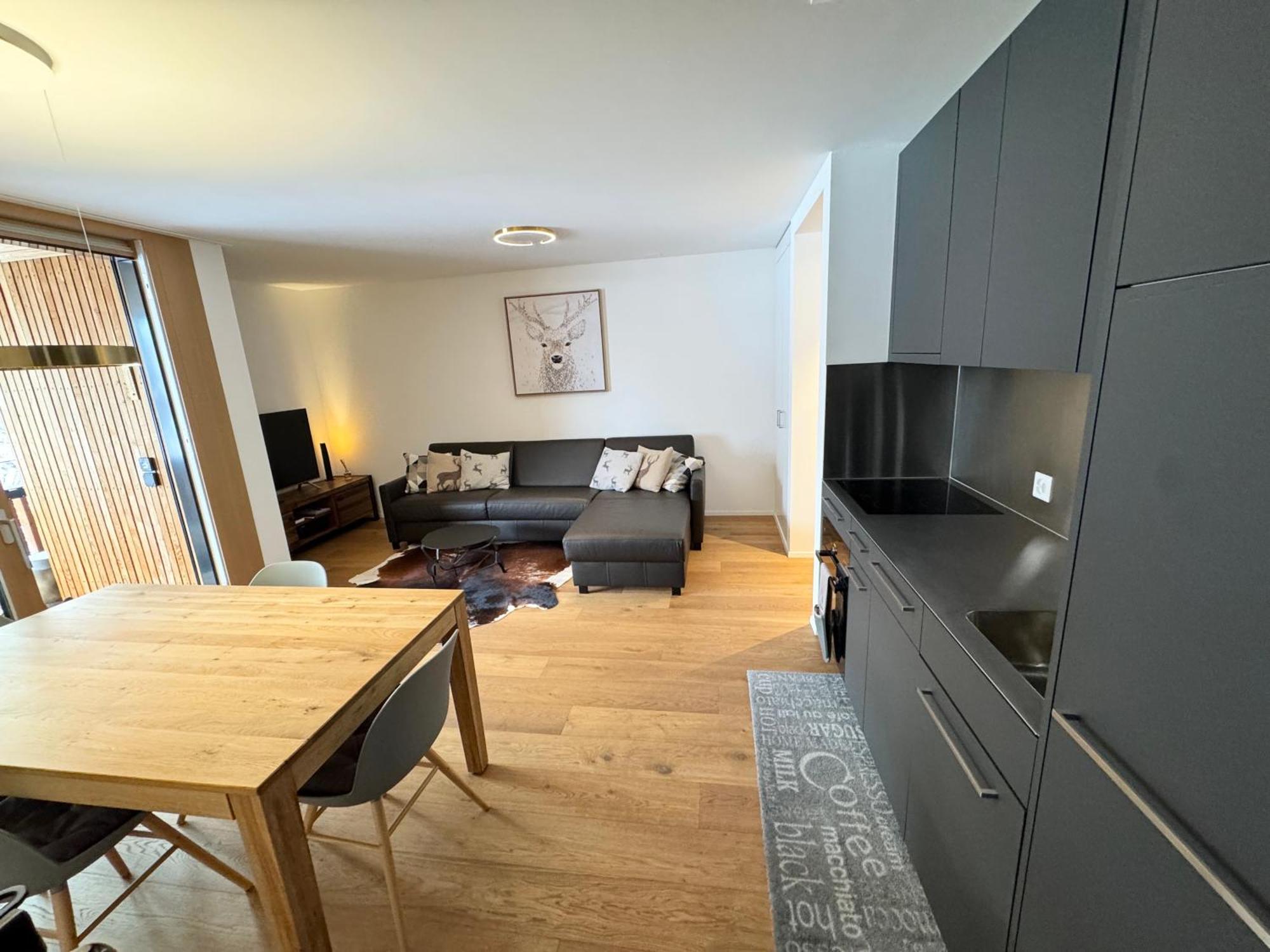 Beautiful Sunny New 1 Bed Apt Flims Exteriör bild