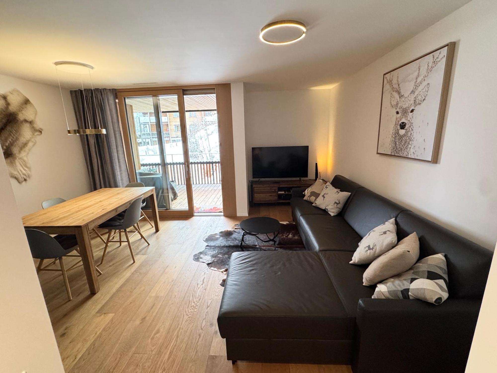 Beautiful Sunny New 1 Bed Apt Flims Exteriör bild